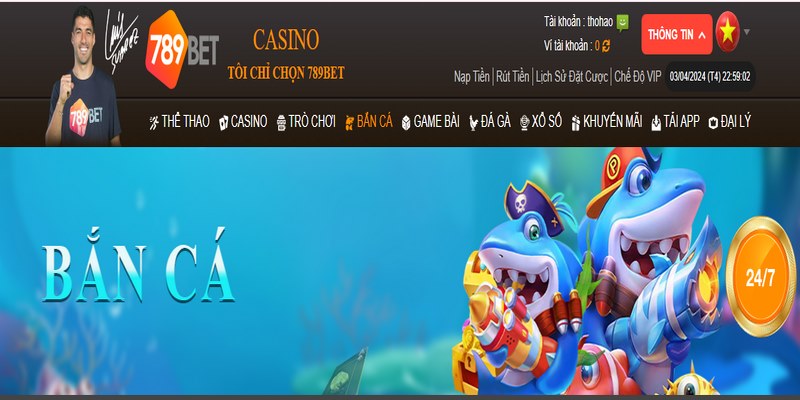 Game Bắn Cá 789bet – Thỏa Sức Đam Mê, Rinh Thưởng Lớn