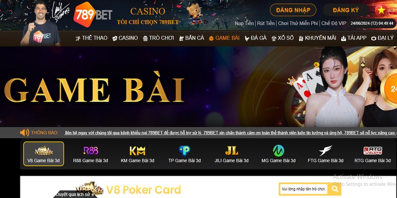 789bet Game Bài Thịnh Hành Đáp Ứng Nhu Cầu Mọi Cược Thủ